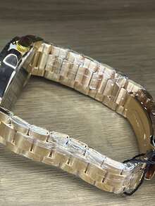 Original Waterproof Men's And Women's Watch, Gold Stainless Steel Watch - 金色 - 查看 5