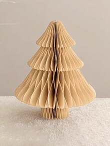 1 pièce Ornement d'arbre en forme de nid d'abeille de 9,9 cm pour le festival de Noël, décoration de Noël, décoration de papier en nid d'abeille pour arbre de Noël, décoration de fête de Noël, décoration de table de Noël, fête du Nouvel An, décoration d'ambiance du festival de Noël, convient pour la décoration de Noël, le salon, la chambre, le bureau, les cadeaux de Noël, les cadeaux de fête (avec une lanière), décoration hivernale de la pièce