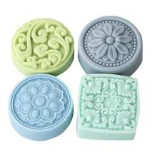 1pc Flower Silicone Mold For Soap, Candles & Resin Crafts - DIY Aroma Plaster Casting Tool With Bird & Floral Designs - Perfect For Home Decor & Gifts, Durable And Reusable - White - View 5