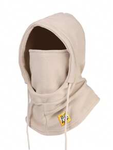 1 Stück warme und windabweisende Wintermütze für Damen und Herren, Outdoor Fleece Mütze, windabweisende Kopfbedeckung für Mountainbike-Fahren, Motorrad Gesichtsmaske Mütze, integrierter kälteresistenter Schal für Motorradfahren - perfektes Outdoor-Geschenk