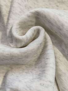 秋季女士花卉灰色圆领运动衫，休闲宽松卡通猫狗印花套头衫