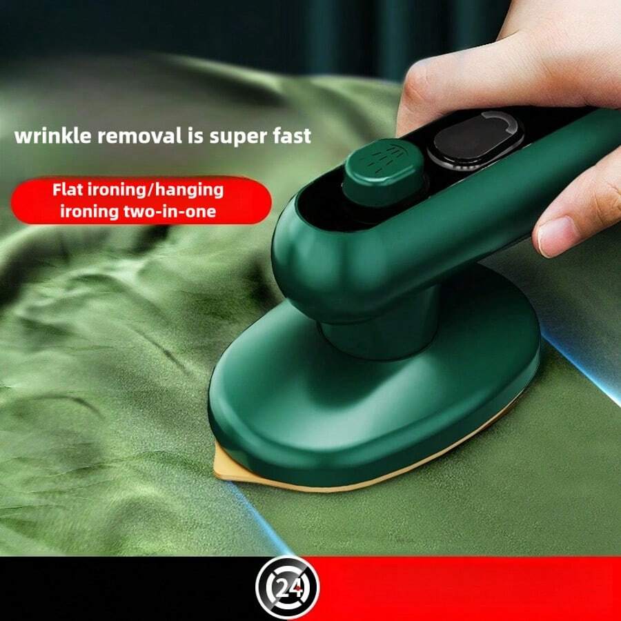 OBOVAY Bàn ủi điện cầm tay mini, bàn ủi hơi nước siêu nhẹ, bàn ủi hơi nước đa chức năng, bàn ủi hơi nước gia dụng 2 trong 1