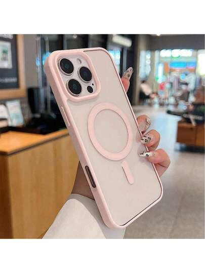 Funda magnética transparente para teléfono compatible con iPhone 16, 15, 14, 13, 12, 11 Pro, Plus, Max, Mini, 7, 8, SE, 16e, 7P, X, XR, XsMax, a prueba de golpes. Compatible con Samsung S25 Ultra, S24 Ultra, S23 FE, S22+