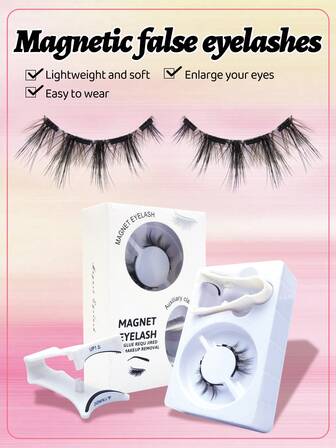 1 par de pestañas postizas naturales de manga, pestañas de tallo corto para un efecto de ojos manga desordenado y delgado, pestañas de mink falso de 7 a 14 mm, sin necesidad de pegamento, reutilizables. Comienza tu día sin fatiga con tus ojos.