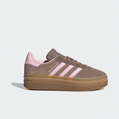 Adidas Originals Women's ORIGINALS GAZELLE BOLD SHOES "T-Toe Shoes" Classic Platform Sneakers, JQ6436