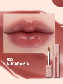 Rom&nd Brillo de labios Romand JUICY LASTING TINT, hidratante, no grasoso, ultra brillante, con colores puros, 5.5g/0.19oz - 23 NUCADAMIA - Ver 1