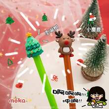 1 pieza, Bolígrafo de gel de dibujos animados de Navidad de invierno, recambio de 0.5mm, bolígrafo creativo, útiles escolares para estudiantes, suministros de oficina, adecuado para la escuela, la oficina y el hogar, escritura suave, regalo navideño, bolígrafo para firmar, excelente material de papelería y útiles escolares, regalo ideal para Navidad.