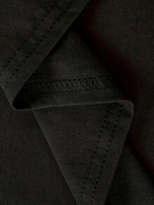 Vintage Style Cotton Blend Crew Neck 1 Piece, Because I Am Lisa That's Why I Have Embroidered T-Shirt - Short Sleeve Regular Length All-Season Casual Top For Women.Png