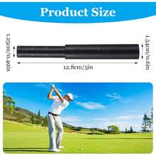 2Pcs Club Shaft Extension, Club Extensions Steel Shaft Extension Putter Shafts Clubs Extensions Wood Putter