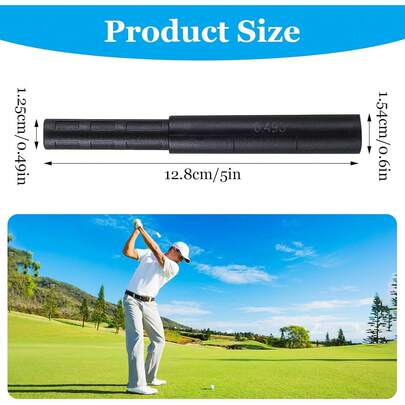 2Pcs Club Shaft Extension, Club Extensions Steel Shaft Extension Putter Shafts Clubs Extensions Wood Putter