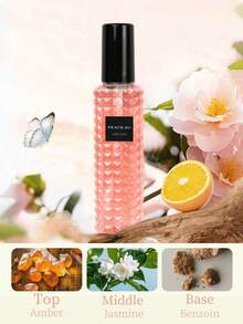 1 pièce Vaporisateur de parfum UD CLUB, parfum de pêche, série de parfums Légende JO+, 100 ml, 6 parfums différents : longue durée, naturel, frais. Ce vaporisateur d'air frais portable est parfait pour les fêtes.