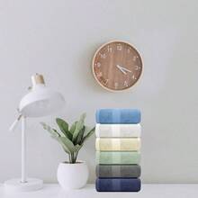 - Toallas de mano para bao, hotel, spa, cocina, de algodn egipcio circular, 41x 76, juego de 6 unidades multicolor - Blanco - Ver 8