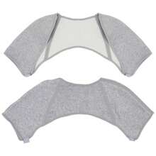 Adjustable Double Shoulder Compression Support Strap Sports Shoulder And Back Protection Belt Breathable And Warm Suitable For Home Use And Sports Double Support - Xám - Xem 4