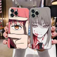 ,  iPhone-Hülle,  Power Makima Anime Klare Hülle für iPhone 16 15 14 13 12 11 Pro Max Mini Xs XR X 7 8 Plus Weiche Silikonhülle - PTTM-CLS 01 - Übersicht 4