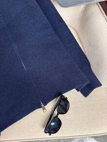 Luźny kardigan Wixra Korean z dzianiny w stylu koreańskim, ze stójką i rękawami typu raglan, zapinany na dwukierunkowy zamek błyskawiczny, jednolity kolor, top w stylu uniwersyteckim, niezbędny do warstwowej stylizacji jesienią/zimą