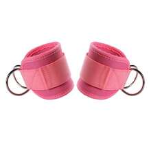 Paski na kostkę do ćwiczeń - Pasek na kostkę do maszyny do ćwiczeń na wyciągu - Regulowany pierścień w kształcie litery D, Uniwersalny rozmiar z wysokiej jakości wyściółką, Pasek na kostkę wspomagający odchylenie pośladków, Paski na kostkę do ćwiczeń, treningu pośladków, prostowania nóg, odwodzicieli bioder i ćwiczeń dolnych partii ciała.