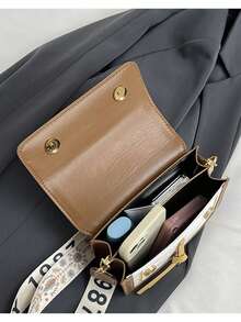 Nouveau sac à bandoulière/sac bandoulière blocs de couleurs, petit sac carré