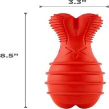 Outward Hound Grunt Fetch Stick Dog Toy, Bunny, Red - ColorA - 查看 8