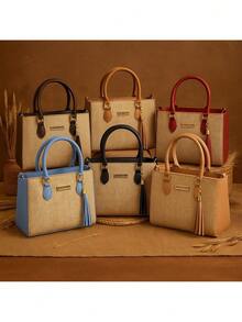 Lorena Vitoria Women's Crossbody Bag Side Bag - Lạc đà - Xem 4