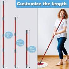 Mop Handle Ocedar, Mop Handle O Cedar, Spin Mop Handle O Cedar, 4 Section 30 To 58 Mop Handles Ocedar Spin Mop H2pro Flat Mop, Mop Stick Mop Pole Handle Ocedar Mop