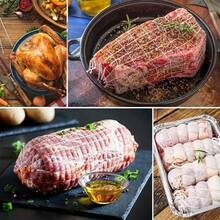 LOMILD 99.97米天然色烹饪绳 | 多用途，适用于烧烤、香肠制作和手工制作 | 耐用、多功能厨房绳；屠夫绳，用于捆扎肉类、火鸡、烧烤等。