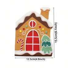 QILJH-A Set von Feiertags-Lebkuchenhaus-Taschentüchern | Einweg-Tischservietten mit Weihnachts- und Feiertags-Motiven, gestaltet mit Zuckerstangen, Bäumen und Schneeflocken | Perfekt für Weihnachtsfeiern und Winterfeiern, Weihnachtsdekoration, Zubehör für Weihnachtsveranstaltungen und thematische Einweg-Tischservietten für Geburtstagspartys - DUOSE - Übersicht 2