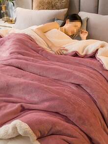 Soft & Lightweight Fleece Blanket - Plush Lamb Wool Blanket With Zipper, Suitable For Bedroom, Guest Room, Sofa, Machine Washable