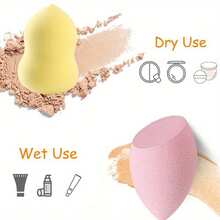 10pcs Beauty Egg Makeup Sponge Set - Latex-Free Vegan Sponge, Beauty Foundation Mixing Powder Puff