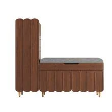 JOEMEY Shoe Organizer Cabinet With Lift Top Storage For Entryway, Hallway, Living Room(Brown) - Brown - View 9