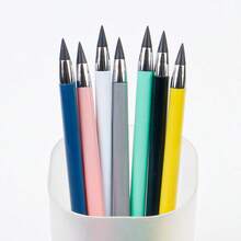 Eternal Pencil: Unsharpened, Endless Pencil, Black Technology With Rubber, Macaron Color, Durable, Creative Pencil, 3PCS Set