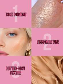 MISSLYN-Cinnadream Powder Bronzer, Smooth Texture, Nourishing Ingredients, Murumuru Butter, All-Day Radiant Skin, Dermatologically Tested, Low Allergenicity, Vegan & Cruelty-Free. Rich Bronzer Pigmentation. - #2 Luscious Hazelnut - 查看 4