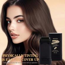 1pc 20g Adult Temporary Hair Color Stick, Quick Root Touch Up, Water & Sweat Resistant Formula, Lasting & Fast Grey Hair Coverage, Containing Squalane, Easy To Apply & Wash, 20g Hair & Beard Dye Pen, Emergency Grey Hair Coverage - Long Lasting & Easy To Clean, Travel Friendly, Convenient For Outdoor Use - Multicolor - View 6