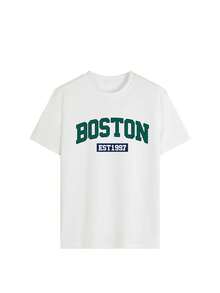 ¡Nueva camiseta 2025! Camiseta estampada de manga corta, cómoda y versátil. Puede usarse sola o como prenda interior. Con diseño de cuello redondo holgado, perfecta para la oficina, la escuela, salidas de fin de semana o viajes. Fácil de combinar en el día a día, ofrece una sensación fresca y ligera. Diseño unisex, ideal también para llevar en pareja. - Blanco - Ver 3