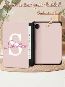 Customizable Kindle Case, Initial + Last Name Design, Compatible With Kobo Clara Colour, Kindle (11th Gen) 2022/Paperwhite 6, Kindle 10th Gen 2019, Kindle Accessories, Kindle Cover, Auto Sleep/Wake Function