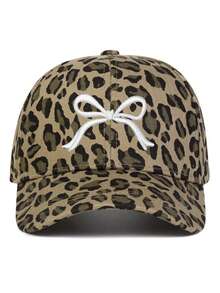 1 件时尚百搭女士蝴蝶结刺绣棒球帽，复古水洗做旧风格，适合日常佩戴 - 棒球帽 - 查看 20