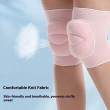 1只加厚海绵运动护膝，专业护膝套，适用于足球、排球、舞蹈、轮滑、篮球、瑜伽等运动 - 彩色 - 查看 2