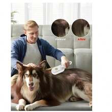 1-Piece Pet Steamer And Massaging Comb, Cat And Dog Fur Cleaning Tool, No Need To Wash Pet Steamer Comb, No Rinse Steam Massage Comb One-Button Brush, USB Charging, Suitable For Cats And Dogs, Daily Care Tool, Portable Hair Beauty Tool. - màu trắng sữa - Xem 7