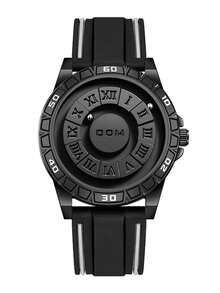 DOM Bestseller Watch For Men, Mirrorless Magnetic Waterproof Wristwatch, High-Tech Fashion Roman Steel Band Watch, Suitable As Christmas Gift For Family And Friends - Shape - View 19