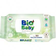 Bio Baby Toallitas Húmeda, 12 paquetes con 80 piezas, 960 toallitas - Toallitas Húmedas - Ver 4