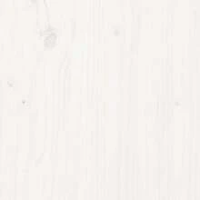 Coffee Table White 80x50x35.5 Cm Solid Wood Pine - White - View 11