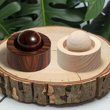2pcs Natural Wooden Ball Diffuser Set, Non-Electric Essential Oil Diffuser, Slow Release Long-Lasting Fragrance, Suitable For Home, Car, Bathroom, Office - Decorative Wooden Ball Diffuser With Natural Wood Grain - Suitable For Essential Oils, Home Fragrance, Premium Finish, Fragrance Dispenser