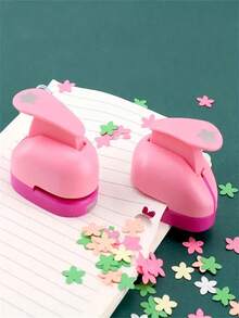 1 Molde de Papel em Forma de Coração Perfurador Manual, Para Scrapbooking Artesanal; Para Cortar Papel, Scrapbooking DIY, Confecção de Cartões, Artesanato, Suprimentos de Diário, Artesanato Artesanal, Papelaria de Escritório, Fragmentadora de Papel, Cortador de Papel - Multicolorido - Visão 1