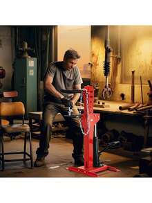 Compresor De Resortes Vertical Hidraulico 3t Taller Mecánico - Rojo - Ver 9