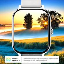 Full Touch Smart Sports Watch, (Answer/Make Calls), Message Reminders, Smart Notifications, More Than 100 Sports Modes, Pedometer/Exercise Tracking, Large 1.83-Inch Watch Face, Remote Camera, 180mAh USB Rechargeable Battery, Smartwatch For Android And IOS Phones, Perfect Gift For Friends, Music Playback Control, Smartwatch For Men And Women, Fitness Tracker, Fashionable Smartwatch - Nhiều màu - Xem 6