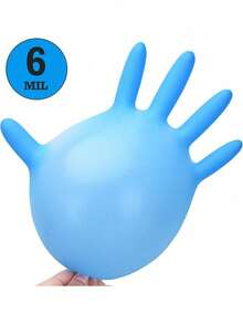 100 Pieces Of Multi-Functional Disposable Nitrile Gloves, Great Helpers For Cleaning And Cooking, Durable Design, Water And Oil Resistant, Suitable For Various Home Dining Scenarios. Home And Living New In