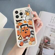 Funda de teléfono de manga japonés C-Chainsaw M-Mans FUNDA compatible con  12 11 13 14 15 16 17MINI Max Pro Plus, funda trasera suave de TPU, compatible con funda de  17, funda de  17 Pro, funda de  17 Pro Max - z3 - Ver 8