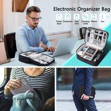 1pc Simple Data Cable Zipper Storage Box, Lightweight Portable Travel Electronic Accessories Bag, Tools Box For Watch, .Cationic Data Cable Storage Bag, Large Capacity Waterproof Multifunctional Organizer Pouch, Digital Accessory Organizer, Cosmetic Travel Bag,Travel Storage Bag, Universal Electronic Accessory Storage Bag, Travel Tool Bag, Suitable For Electronic Accessories Such As Charging Cables, Chargers, Hard Drives, Mobile Phones, Power Banks, Etc.  1pc Simple Data Cable Zipper Storage Box, Lightweight Portable Travel Electronic Accessories Bag, Tools Box For Watch, Travel Supplies, Electronics Storage Travel Universal Multifunctional Digital Product Storage Case Waterproof Electronic Accessories Storage Box Multifunctional Digital Product Storage Bag For Cables, Charger, Cell Phone, USB, SD Card, Hard Drive, Power Bank School College Electronic Bag Portable Charger Charger Case Headphone Case Cable Bag Cable Organizer Digital Camera Camera Case Camera Bag Cannon - 彩色 - 查看 11