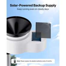 5-In-1 Wi-Fi Weather Station, 7.5-Inch VA Display, Wireless Solar Powered Outdoor Sensor, Rain Gauge, Indoor Outdoor For Weather Forecast, Wind Speed Direction, Temperature, Humidity, Rainfall - 5-in-1 Type I WiFi - View 8