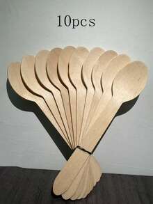 300 Bộ/60 Bộ/10 Món 100% Tự nhiên, Bộ đồ ăn dùng một lần bằng gỗ (20 Món/100 Nĩa, 20 Món/100 Dao, 20 Món/100 Thìa), Đồ bạc phân hủy được, Đồ ăn bằng tre, Hoàn hảo cho các bữa tiệc ngoài vườn. - Nhiều màu - Xem 12