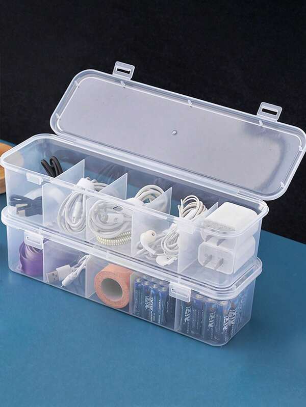 Data Cable Storage Box, Power Charging Cable Mobile Phone Charger Organizer, Desktop Cable Management Box, Keep Desktop And Drawers Clean And Tidy.